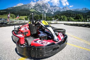 MF Gokart auf der Strecke